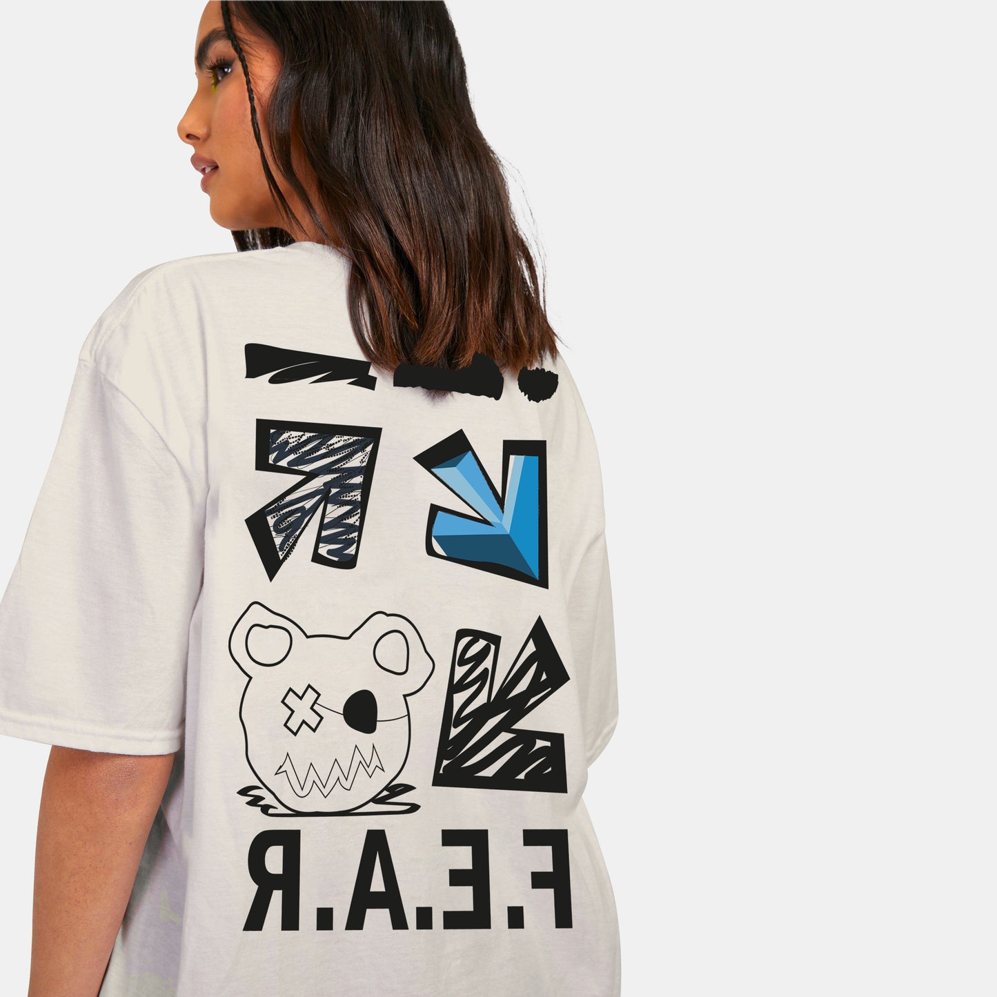 Women's Oversized T-shirt - Fear