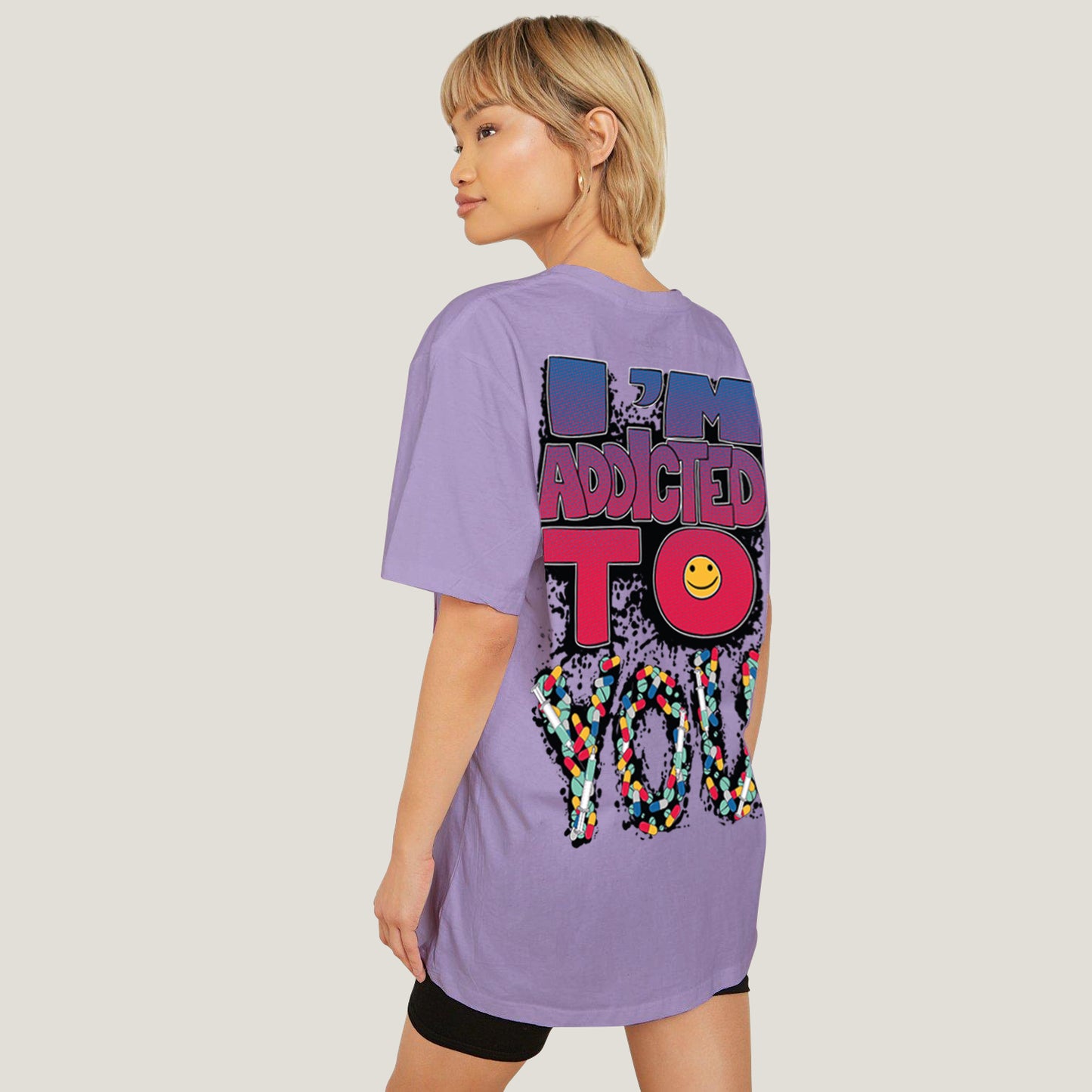 Women's Oversized T-shirt - Addiction