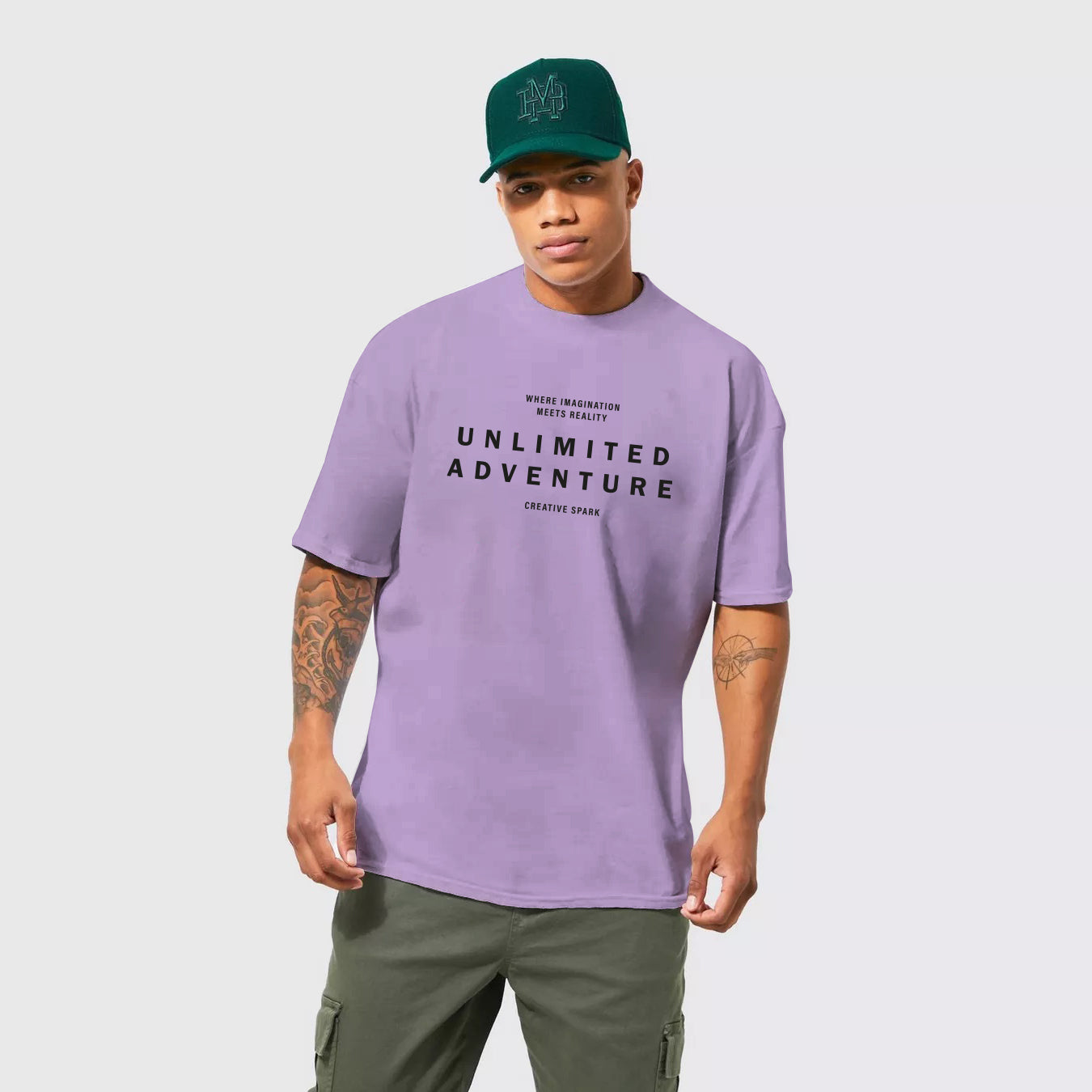 Men's Oversized T-shirt - Adventure